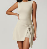 Wrap-Front Dress