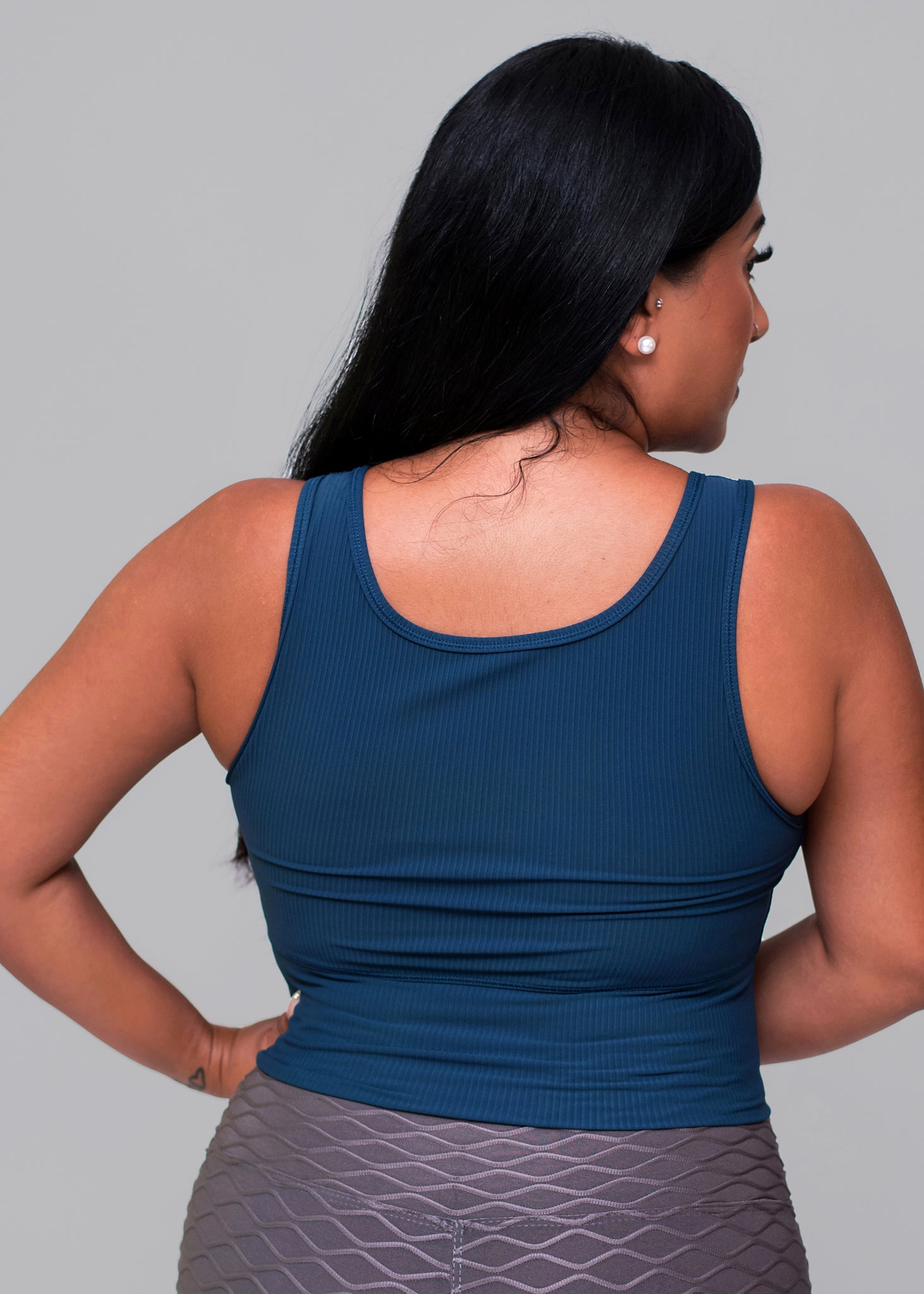 Reversible Ribbed Crop Top