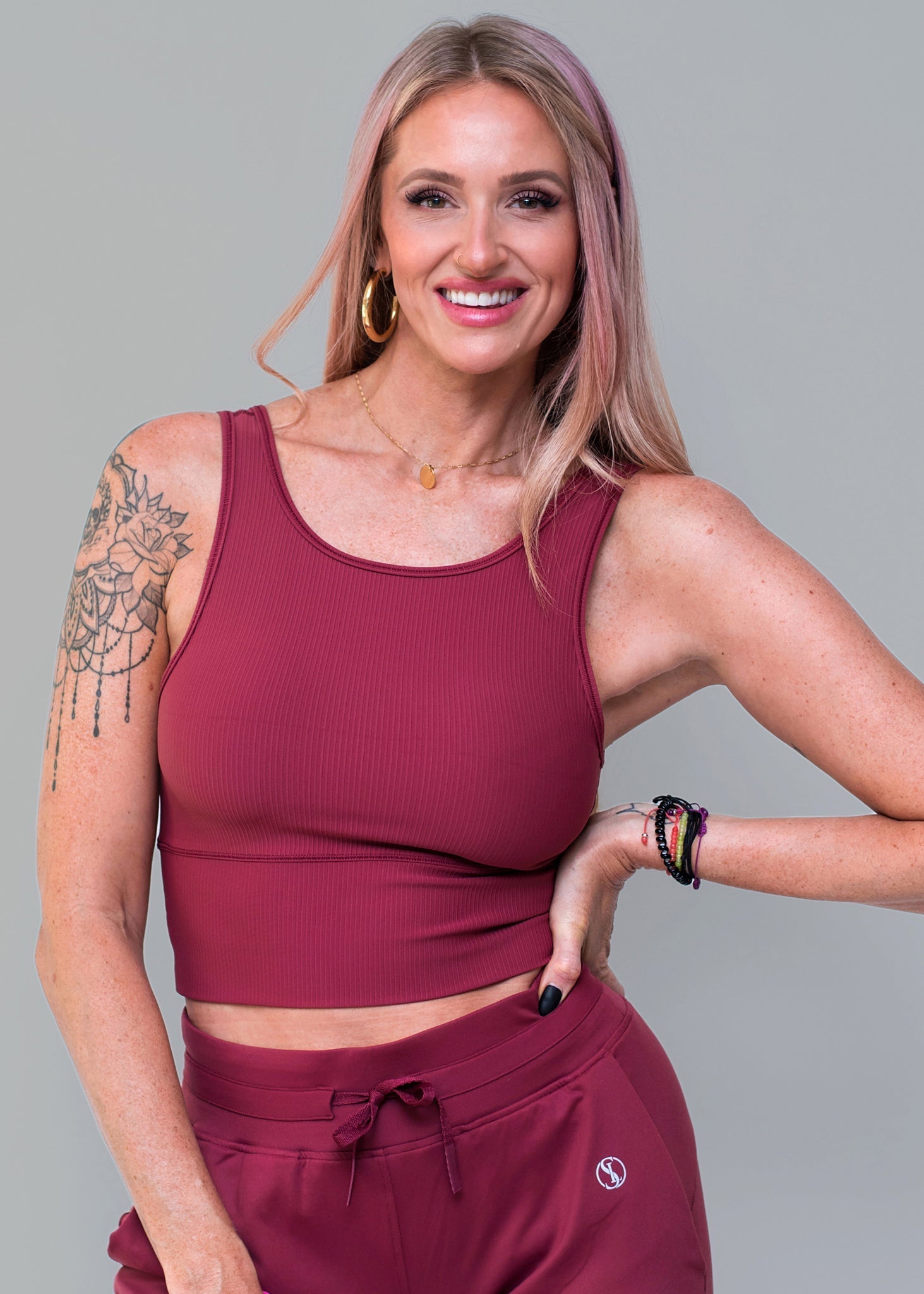 Reversible Ribbed Crop Top